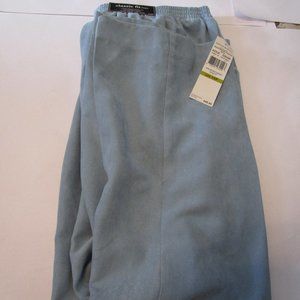 Original Women's Alfred Dunner size 14P Dress Pants NWT Dove Blue 100% Polyester